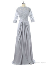 A-line Satin Lace With Jacket Mother Of The Bride Dresses